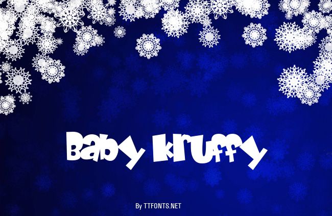 Baby Kruffy example